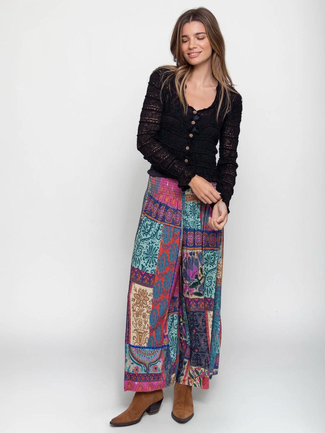 Juliet Ruffle Sweater Top - Slate Product Image