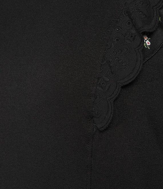 Moa Moa Plus Size Flutter Sleeve Top Product Image