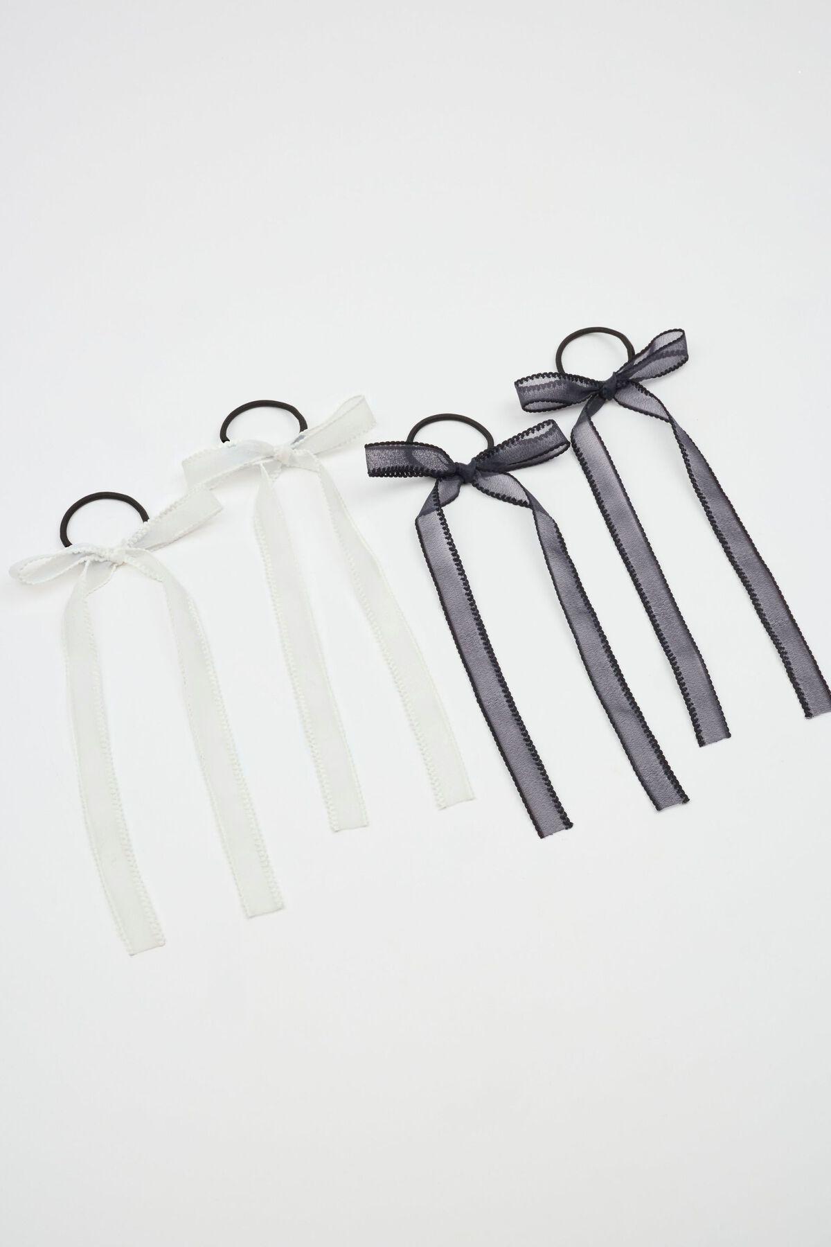 Set of 4 Scalloped Bow Elastics Product Image