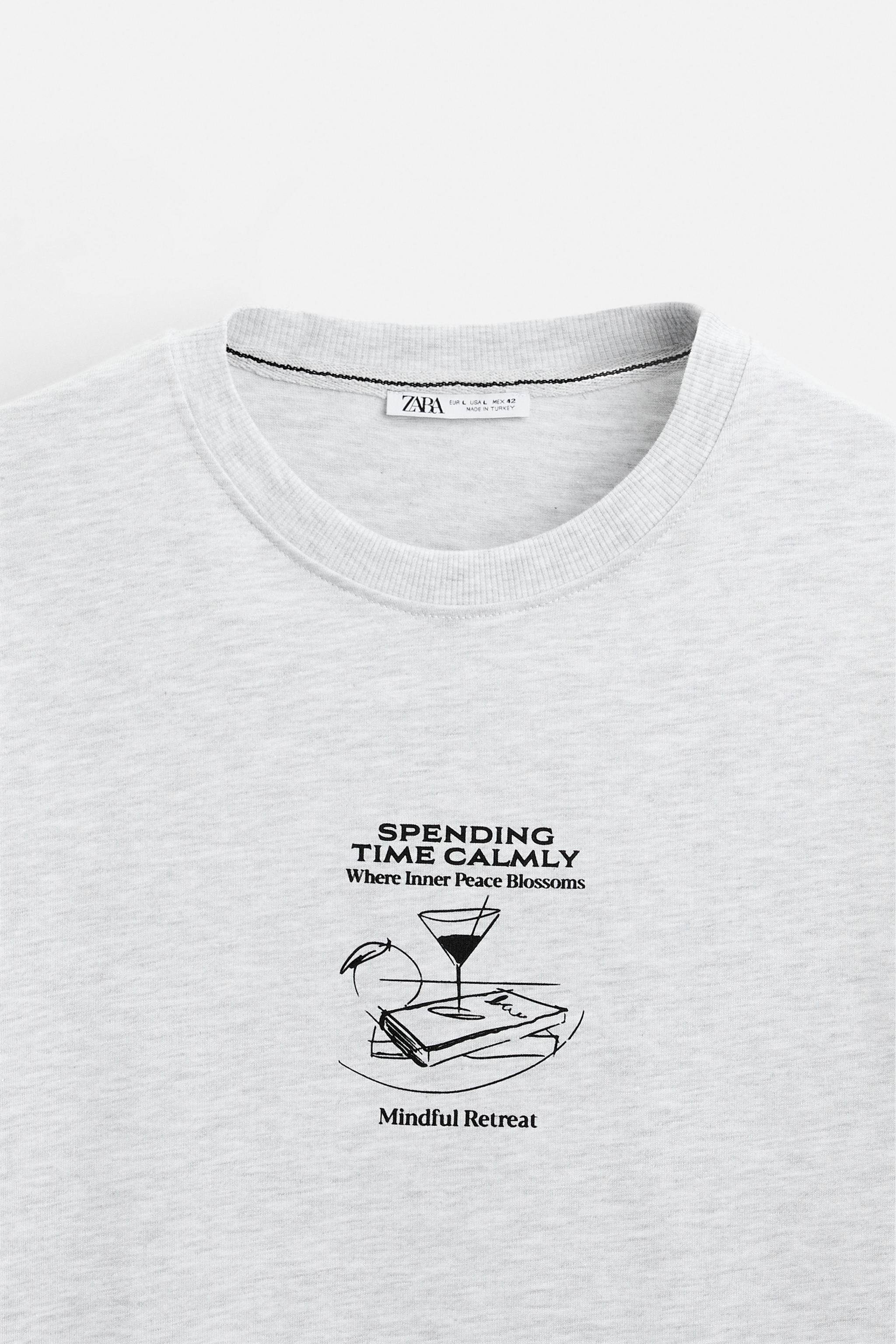 COMBINATION TEXT T-SHIRT Product Image