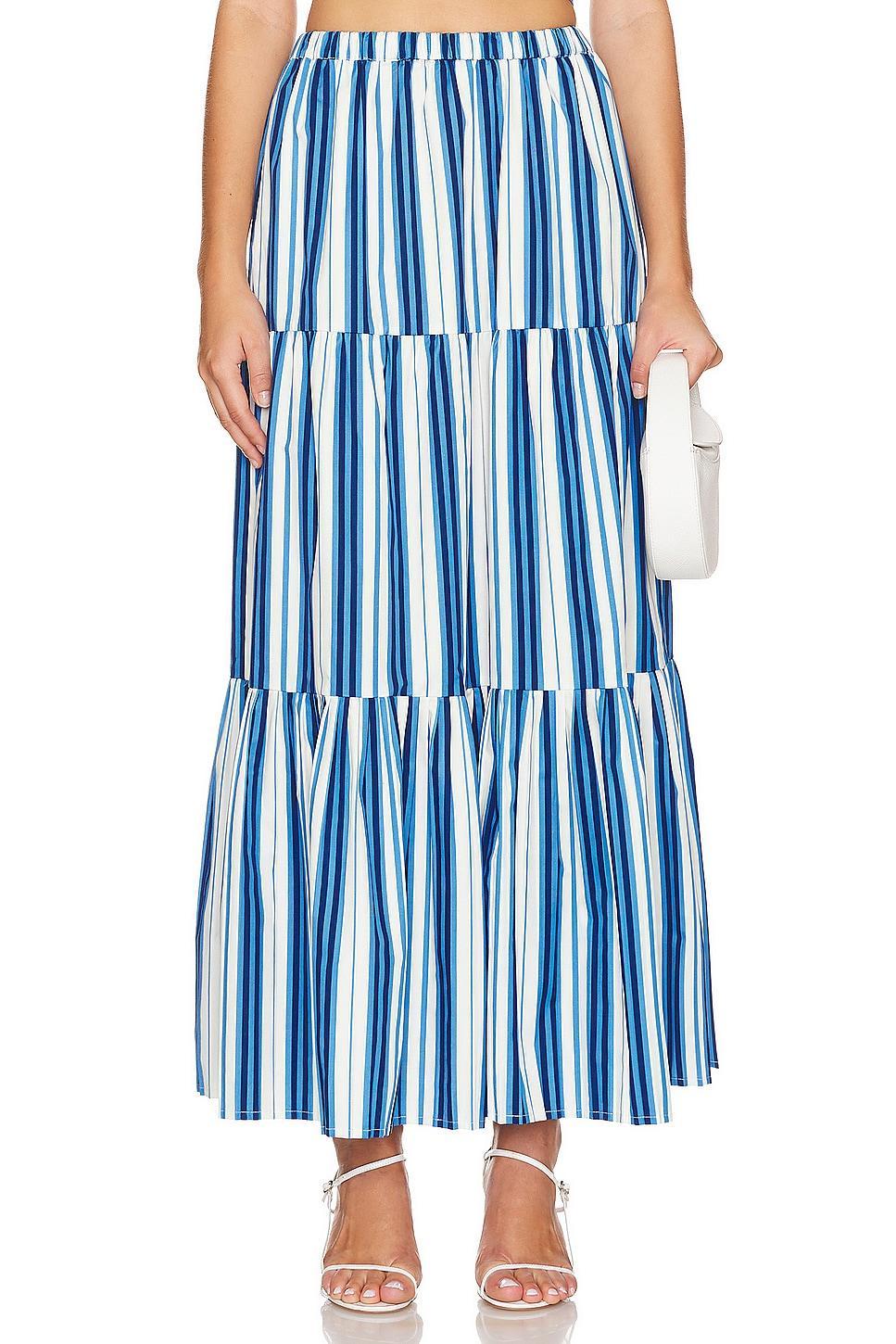 The Addison Skirt Solid & Striped Product Image