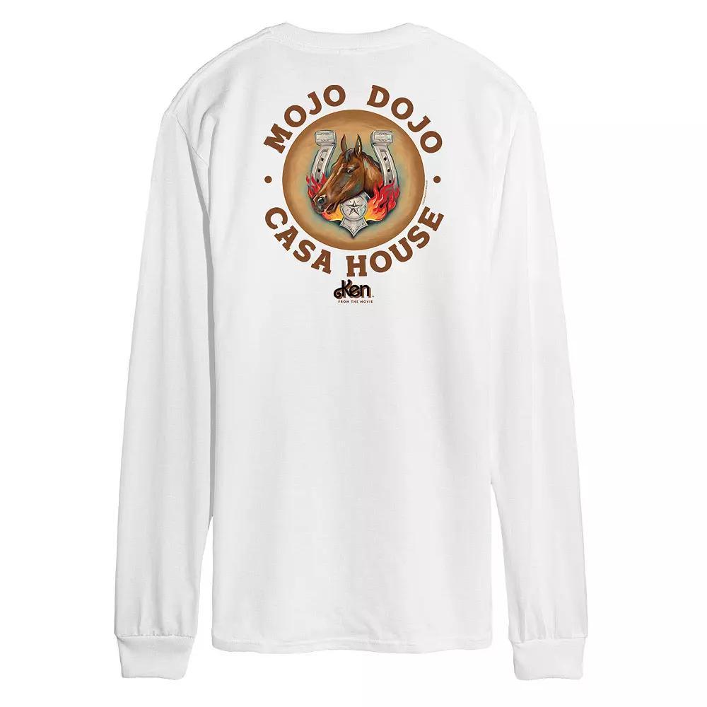 Men's Barbie™ The Movie Mojo Dojo Casa House Long Sleeve Graphic Tee,  Product Image