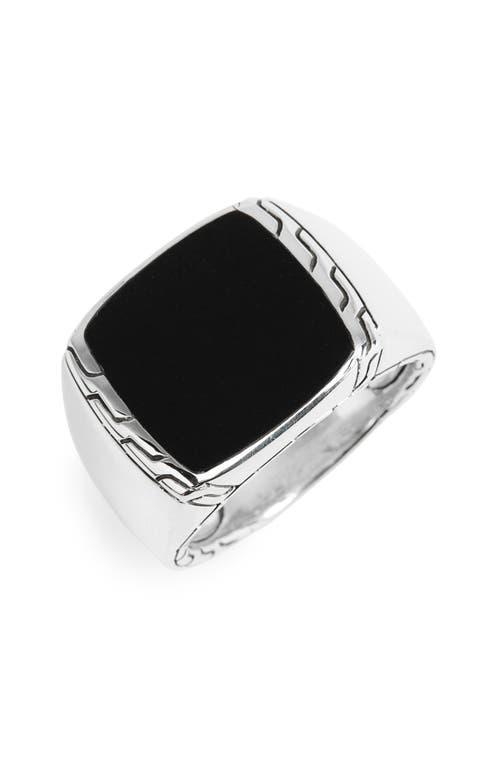 JOHN HARDY Classic Chain Signet Ring In Silver Product Image