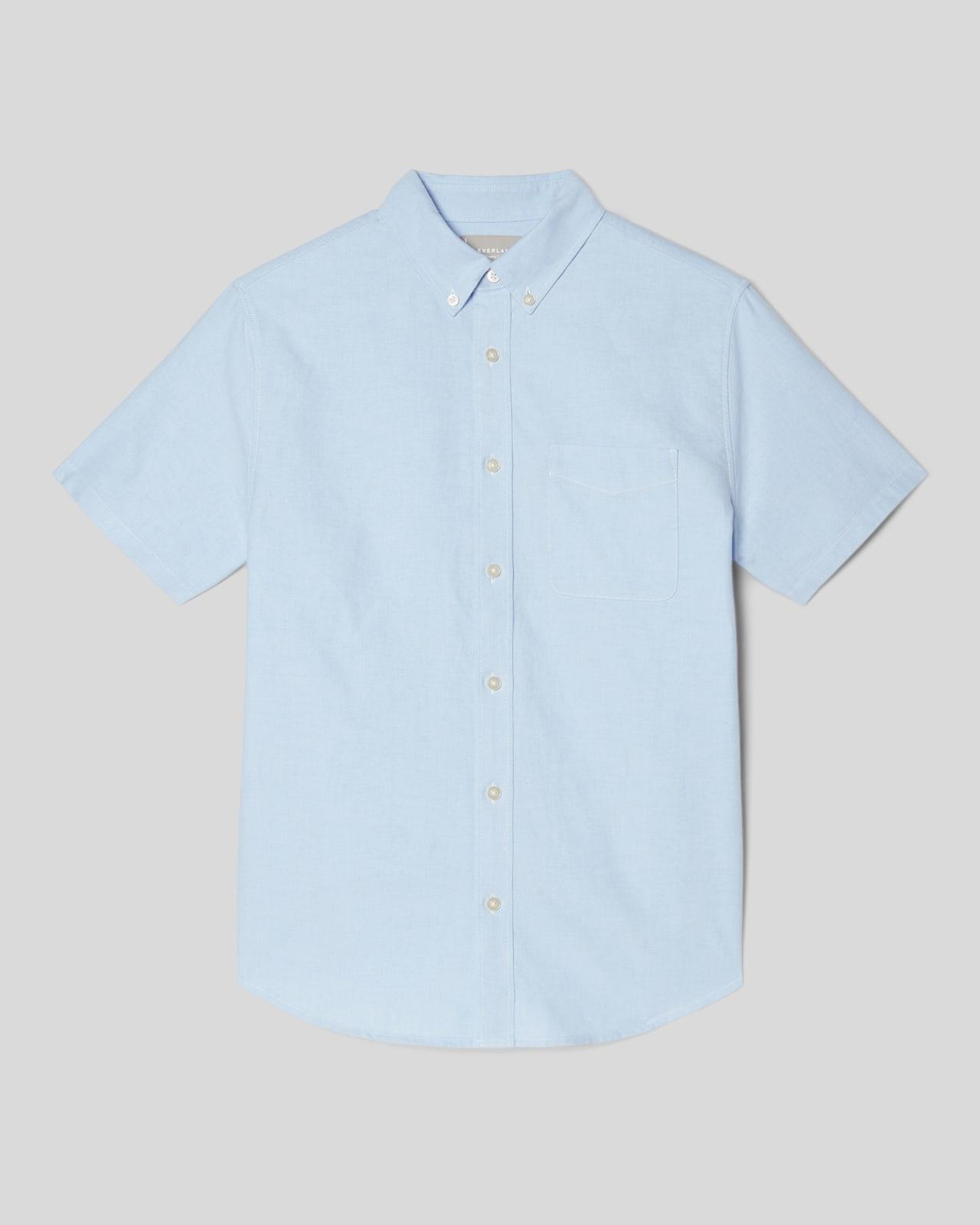 Mens Organic Short Sleeve Oxford Shirt by Everlane Product Image