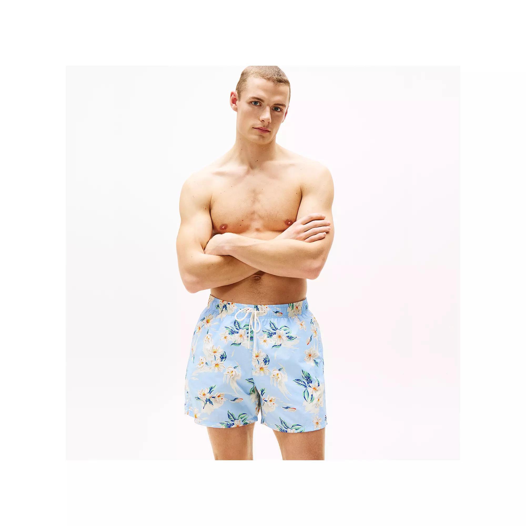 Men's Tommy Hilfiger 5" Swim Trunks, Size: Medium, Floral Sweet Blue Product Image