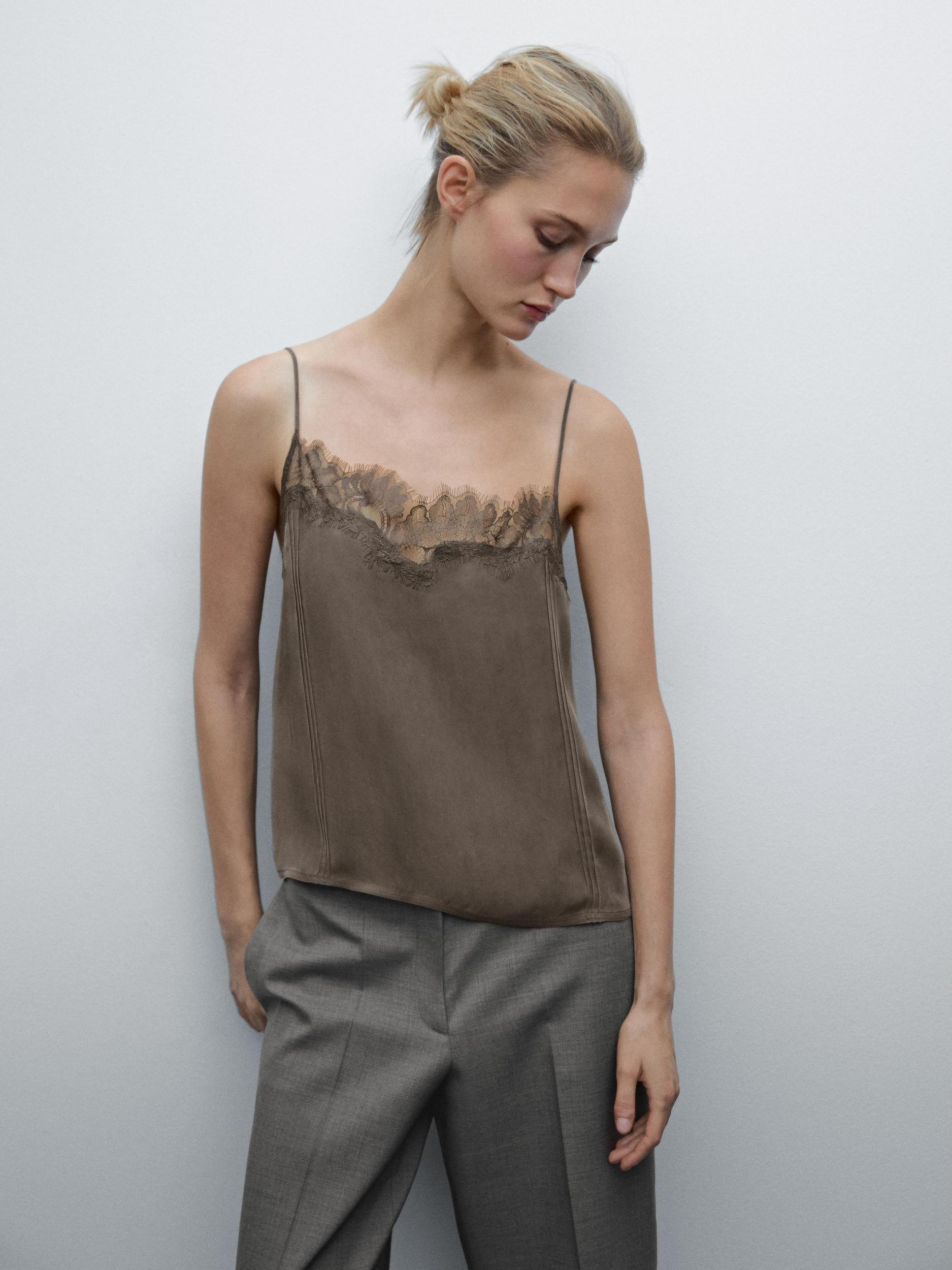 Lingerie straps top Product Image