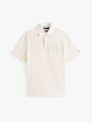 Classic Fit Embroidered Logo Rugby Polo Product Image