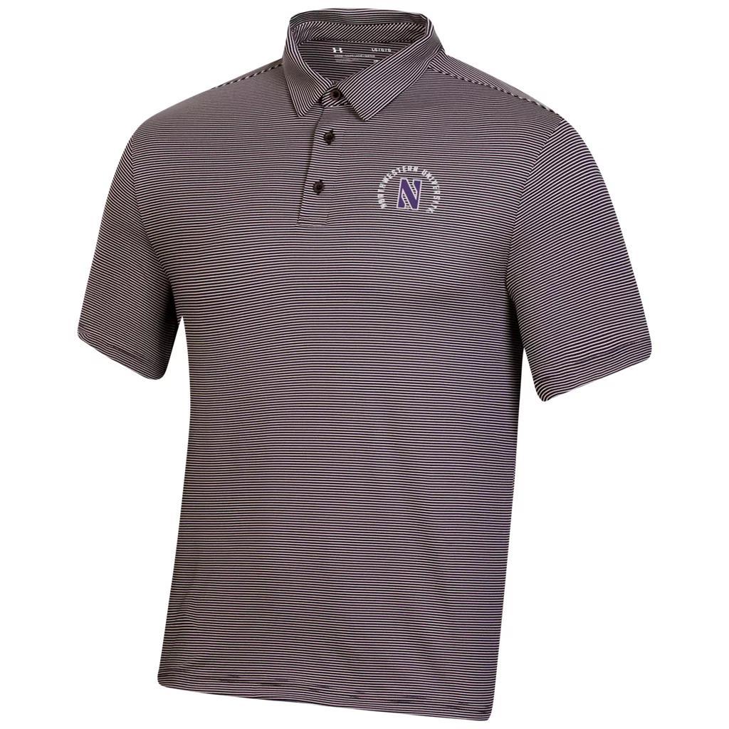 Men's UA Tee 2 Green Bridge Stripe Collegiate Polo Product Image