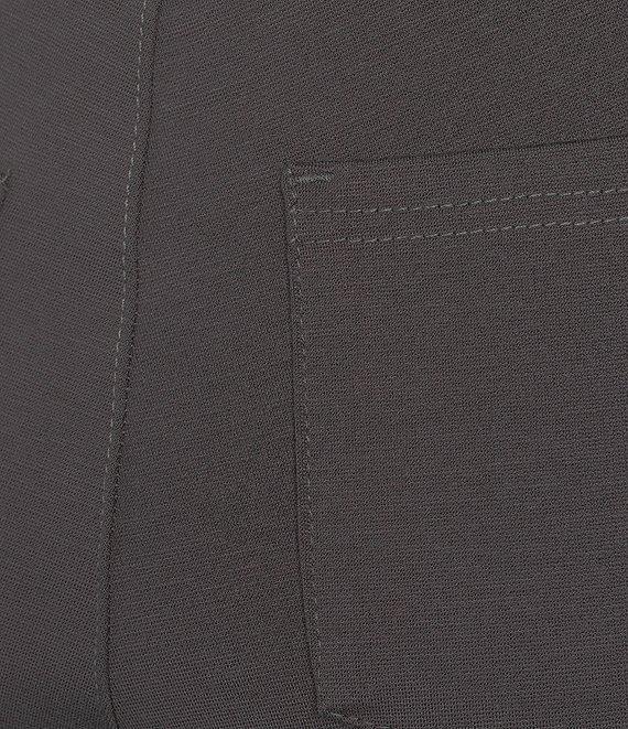 Intro Petite Size Stella Double Knit Slim Straight Leg Pull-On Pants Product Image