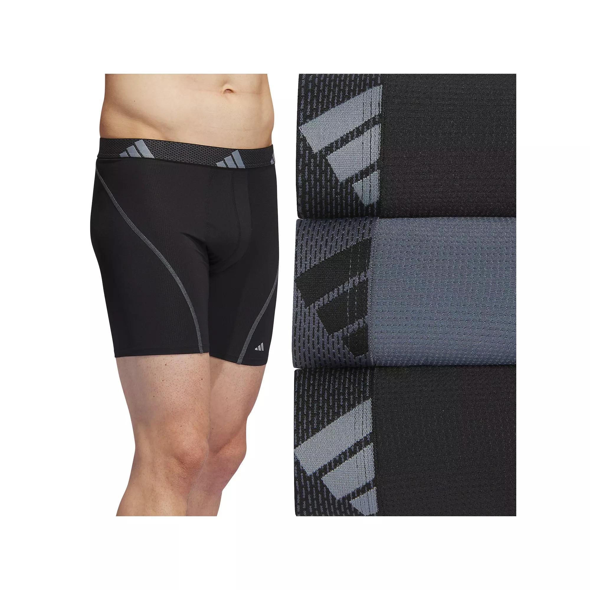 Men's adidas 3-pack Sport Performance Mesh 5" Boxer Briefs,  Product Image