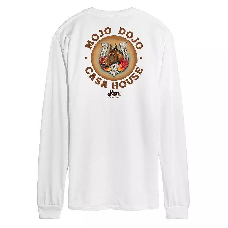 Men's Barbie™ The Movie Mojo Dojo Casa House Long Sleeve Graphic Tee,  Product Image