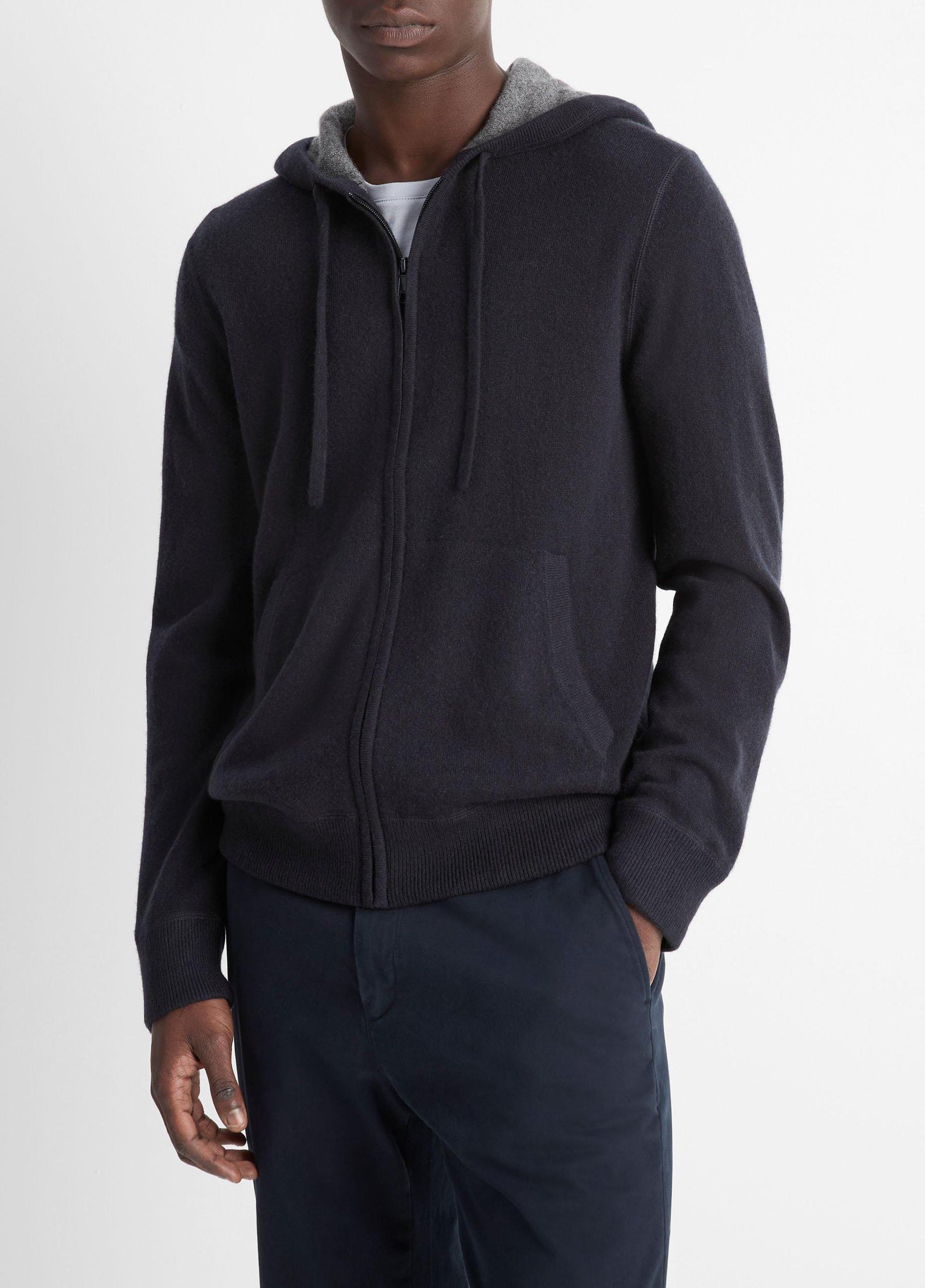 Cashmere Full Zip Hoodie Product Image
