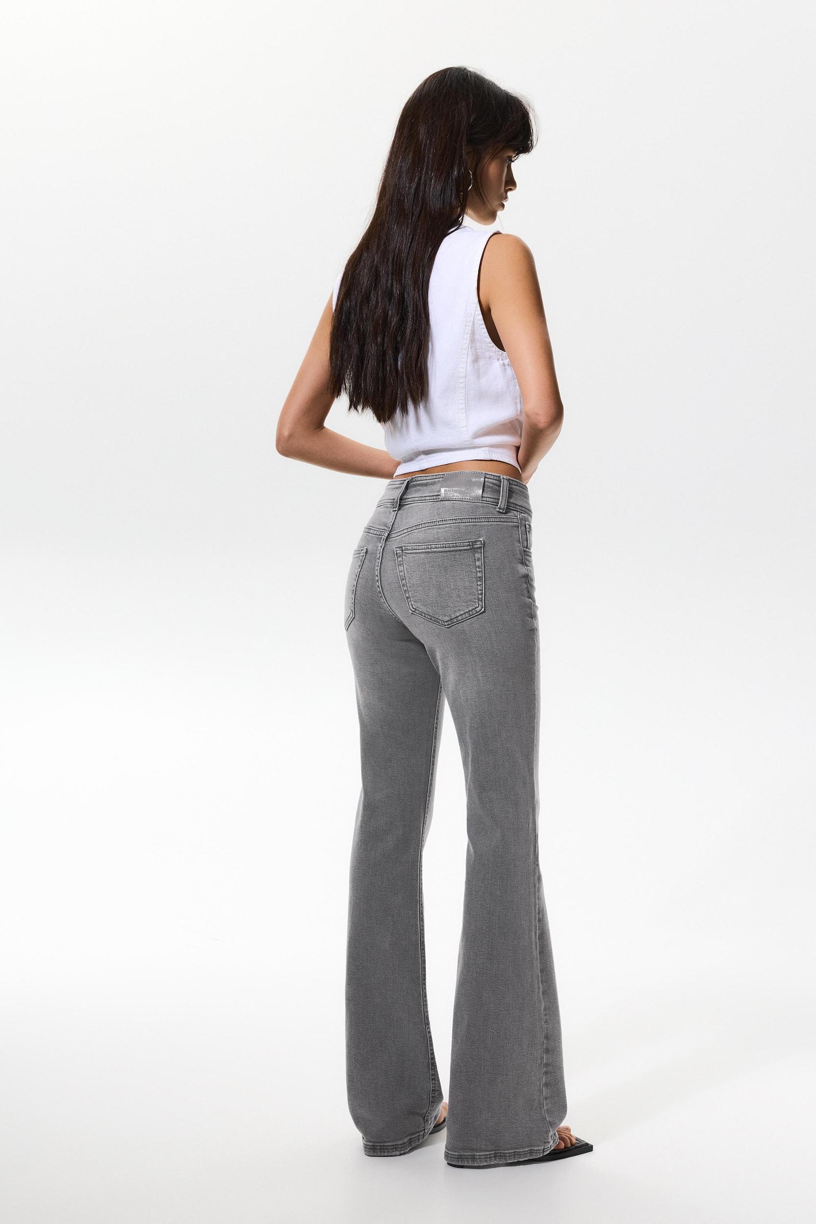 Low-waist bootcut jeans Product Image