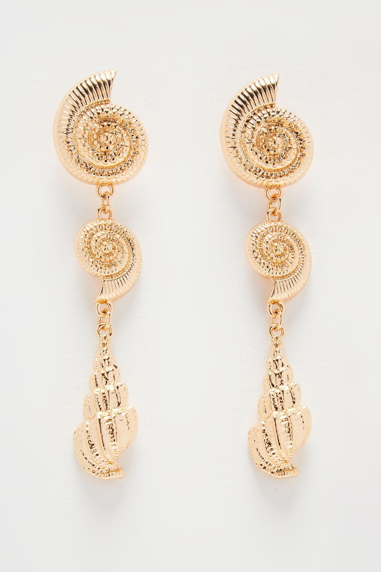 Seaside Weekend Earrings - Gold Product Image