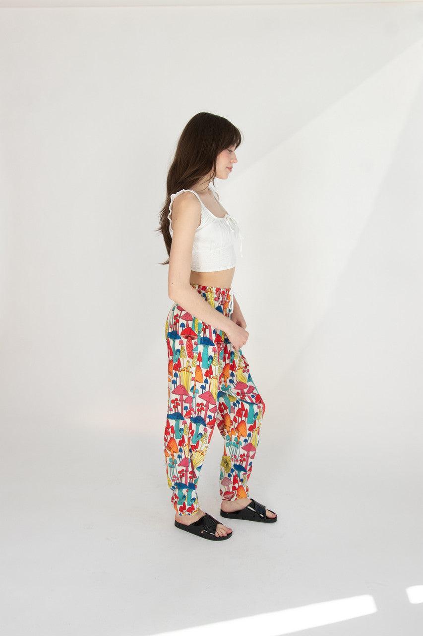 Wild Mushrooms Rayon Pants Product Image