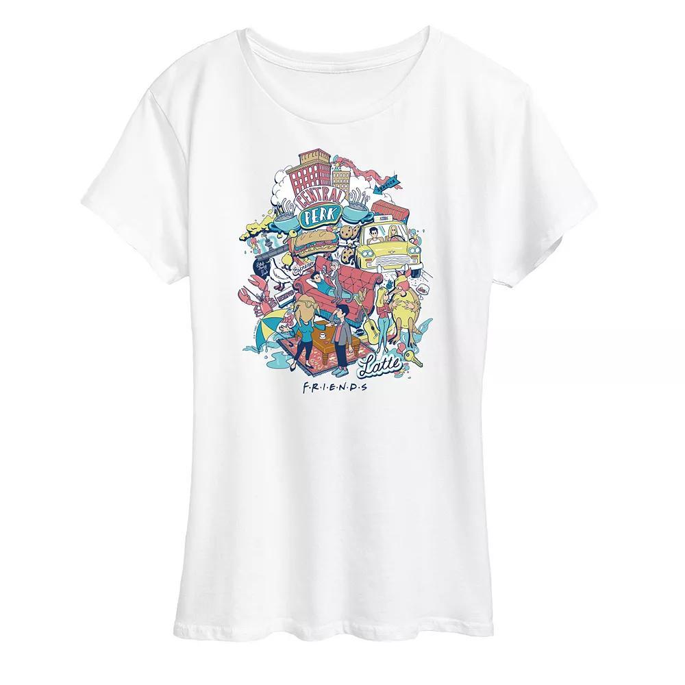 Women's Friends Collage Graphic Tee,  Product Image