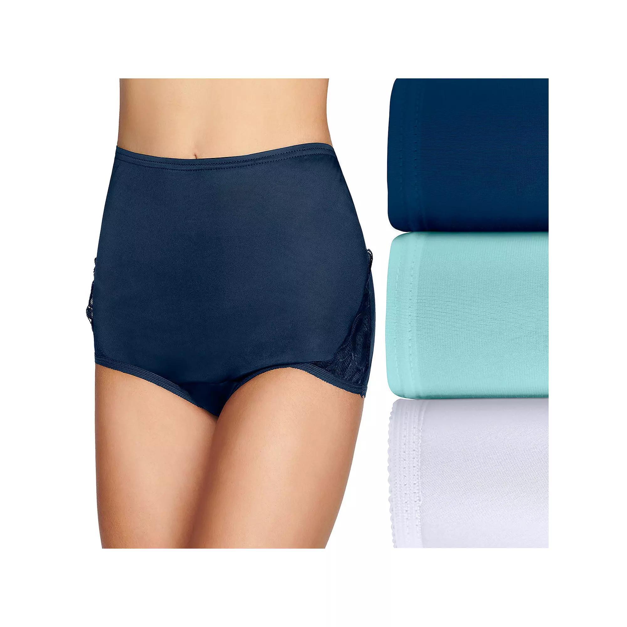 Women's Vanity Fair Lingerie® Perfectly Yours 3-Pack Noveau Brief Panty Set 13011,  Product Image