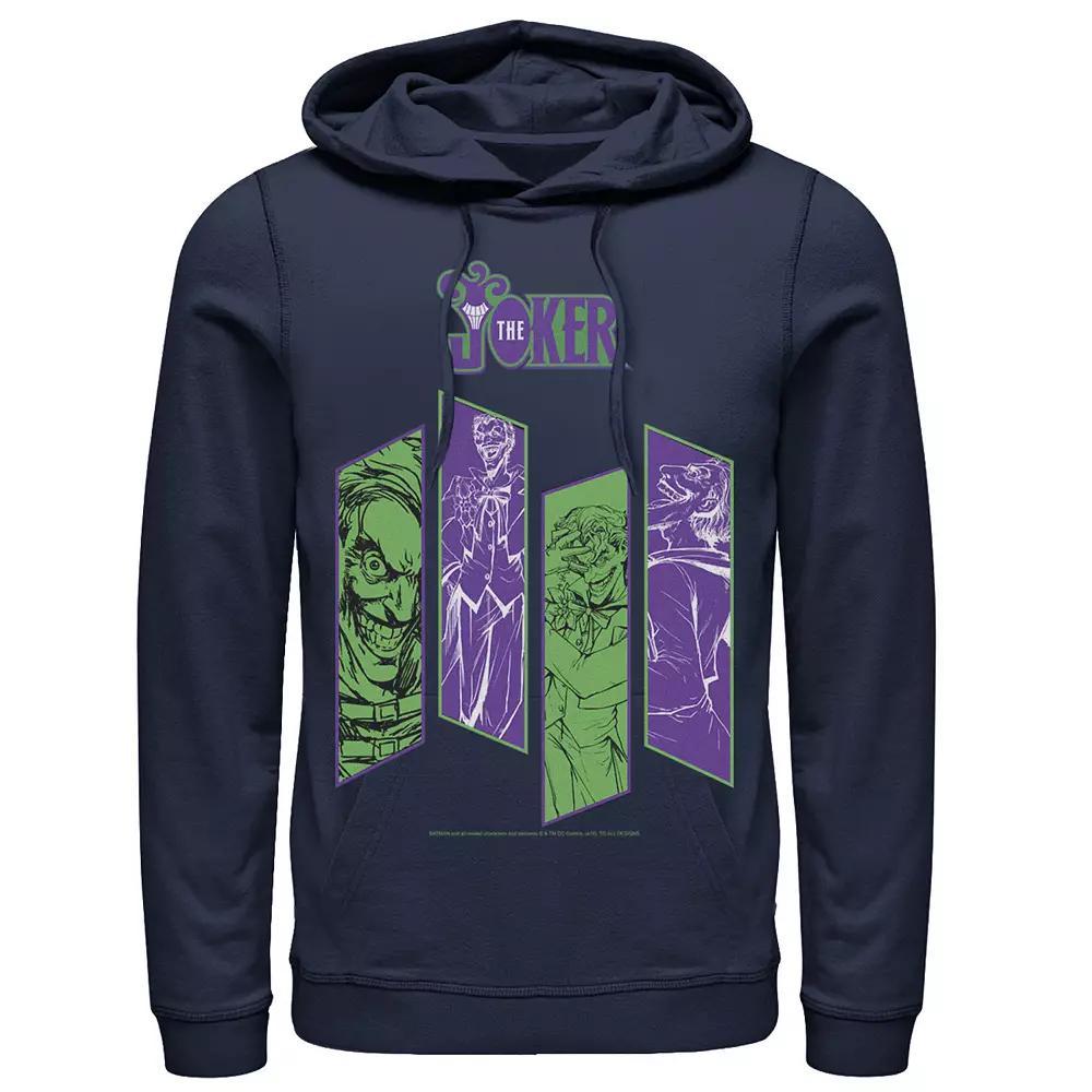 Mens DC Comics Batman Joker Panels Hoodie, Men's,  Product Image