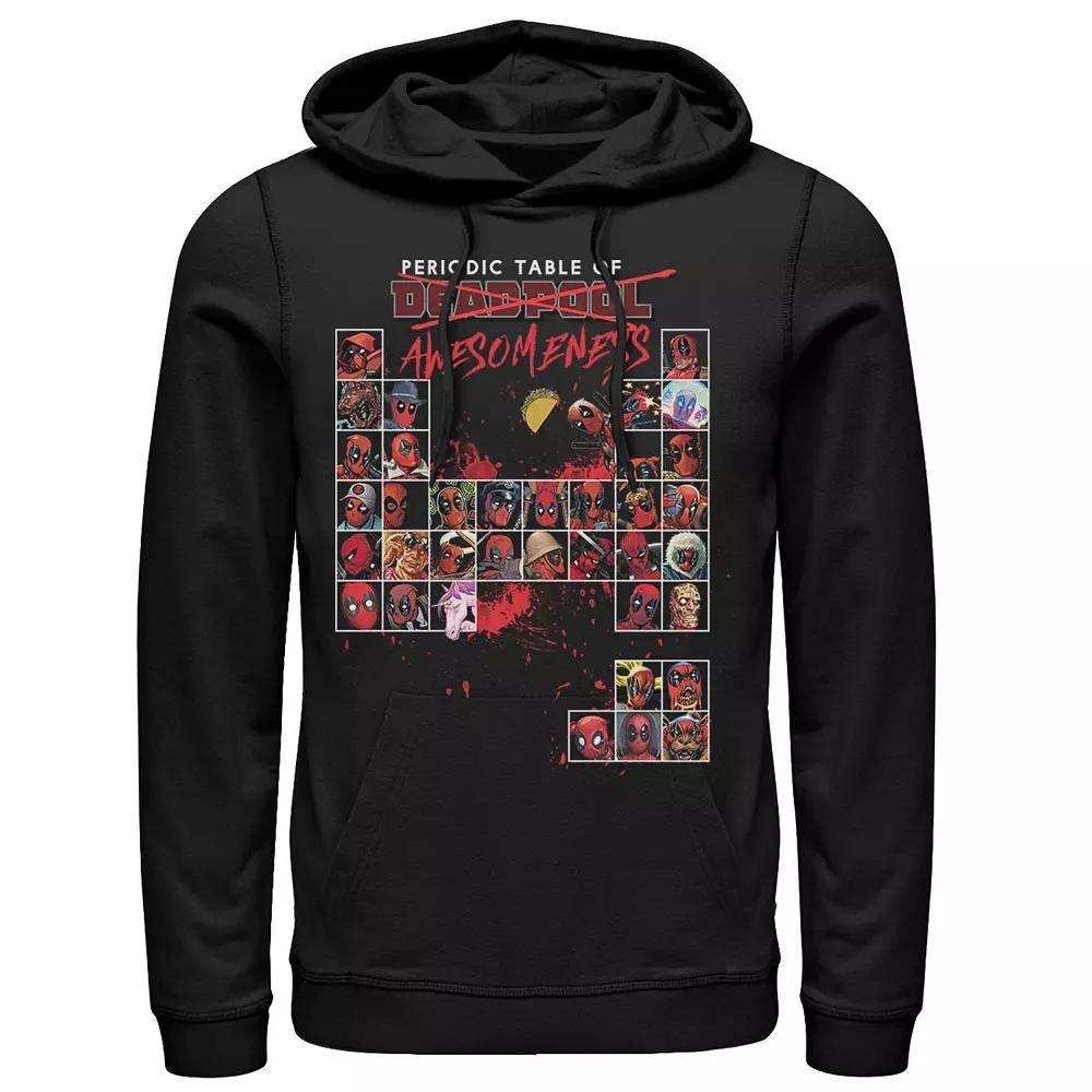 Men's Marvel Deadpool Periodic Table Of Awesomeness Hoodie,  Product Image
