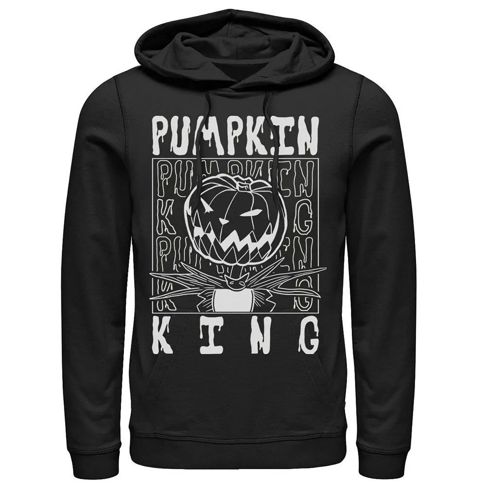 Disney's The Nightmare Before Christmas Pumpkin King Stack Men's Hoodie, Size: Large, Black Product Image