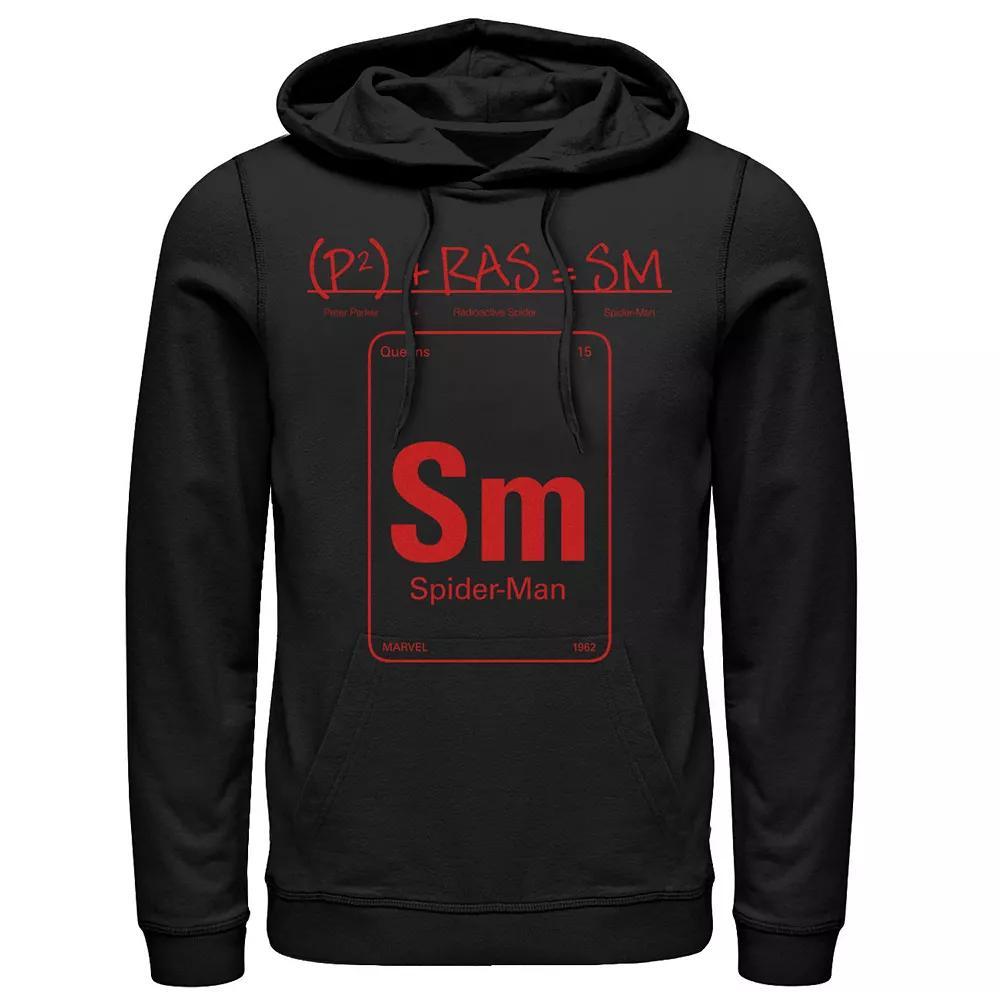 Men's Marvel Spider-Man Periodic Equation Poster Hoodie,  Product Image