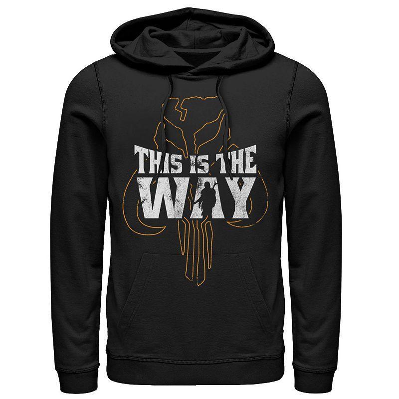 Mens Star Wars The Mandalorian This Is The Way Mythosaur Overlay Hoodie Product Image