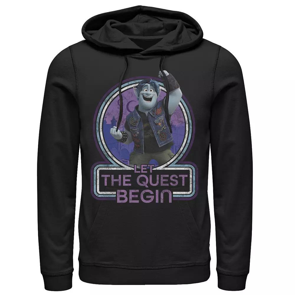 Disney / Pixar's Onward Barley Men's Let The Quest Begin Portrait Hoodie,  Product Image