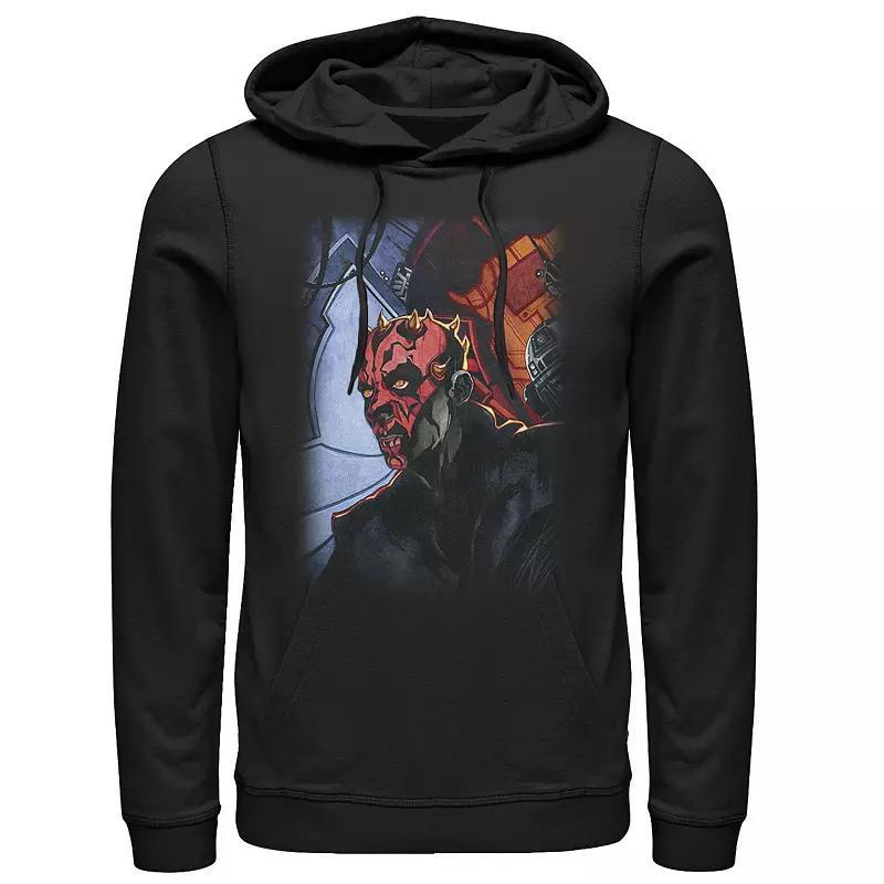 Men's Star Wars Darth Maul Returns Graphic Hoodie, Size: Large, Black Product Image