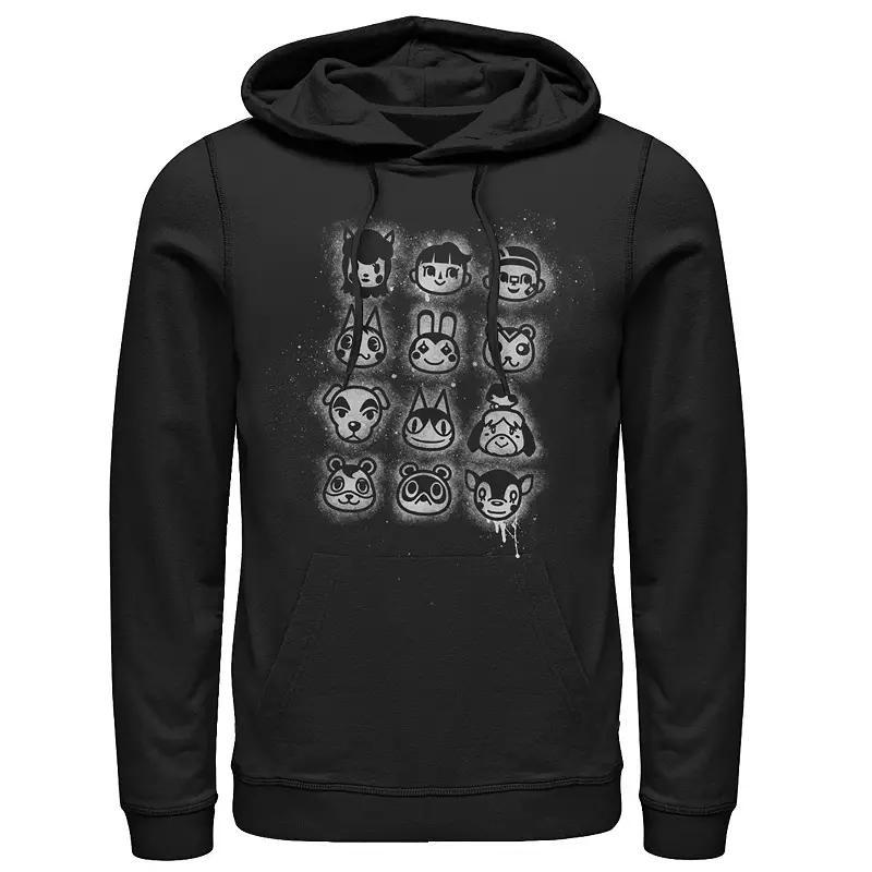 Mens Nintendo Animal Crossing Group Shot Hoodie Product Image