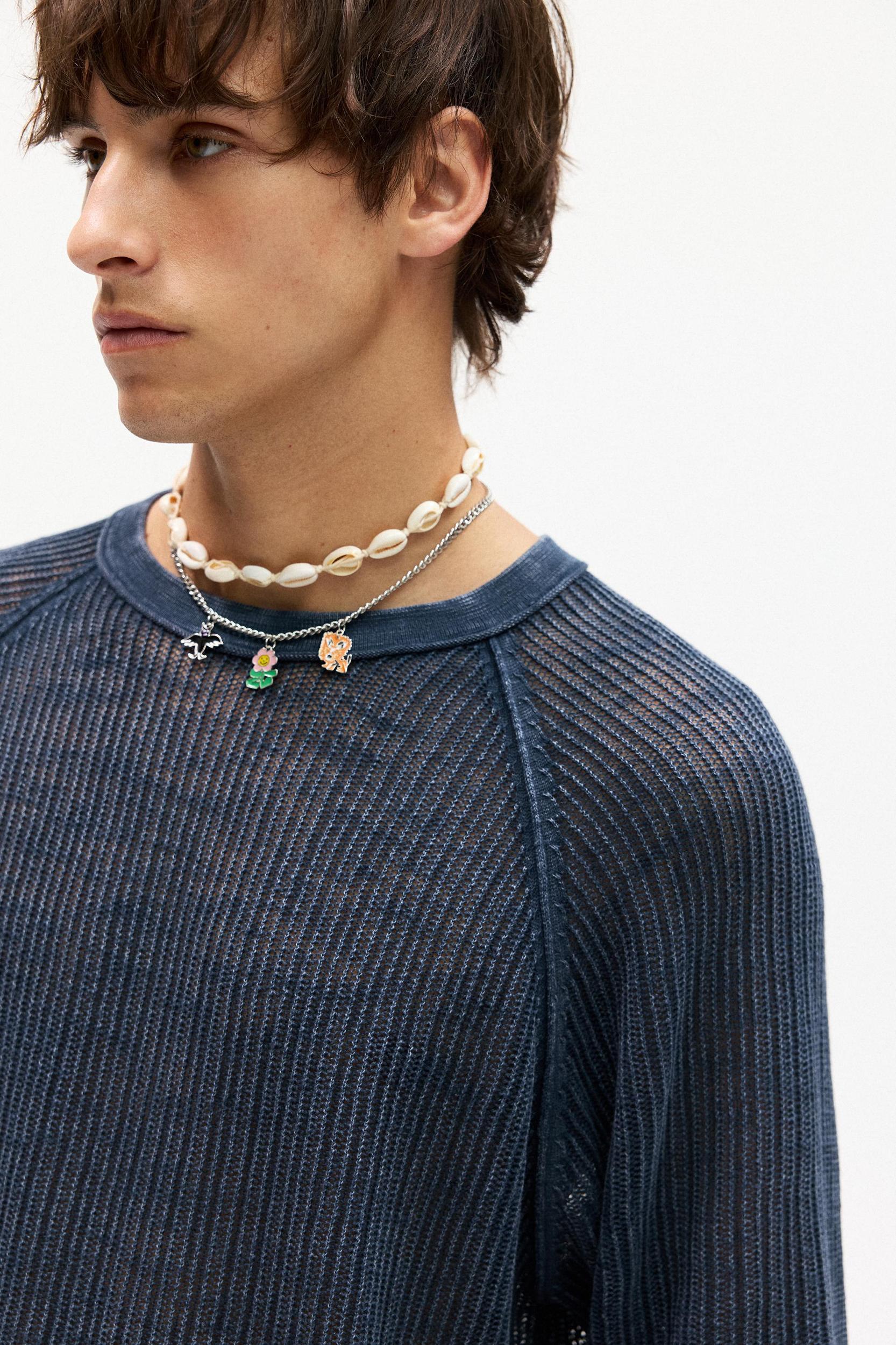 Short sleeve knit T-shirt Product Image