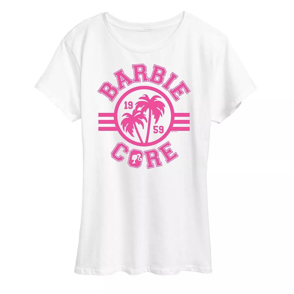 Women's Barbie Barbiecore Collegiate Graphic Tee, Girl's,  Product Image