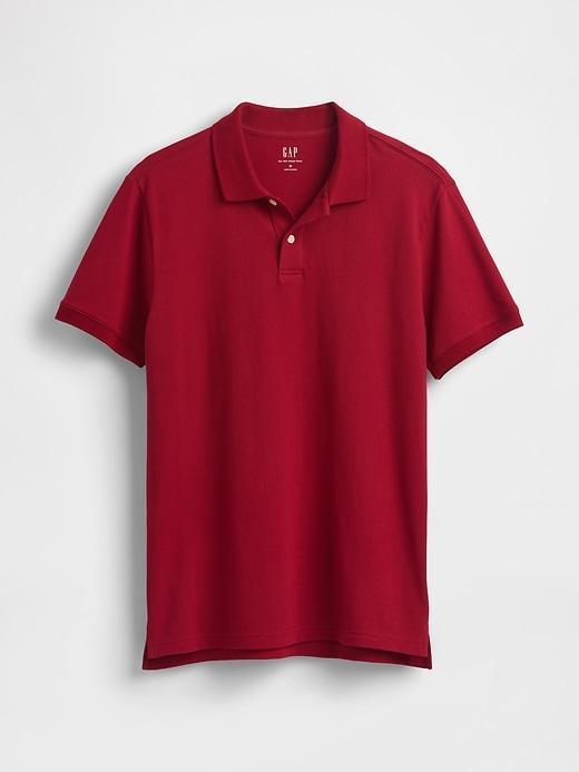 Pique Polo Shirt Product Image