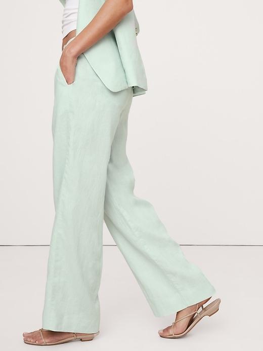 The Everyday Wide-Leg Linen Pant Product Image