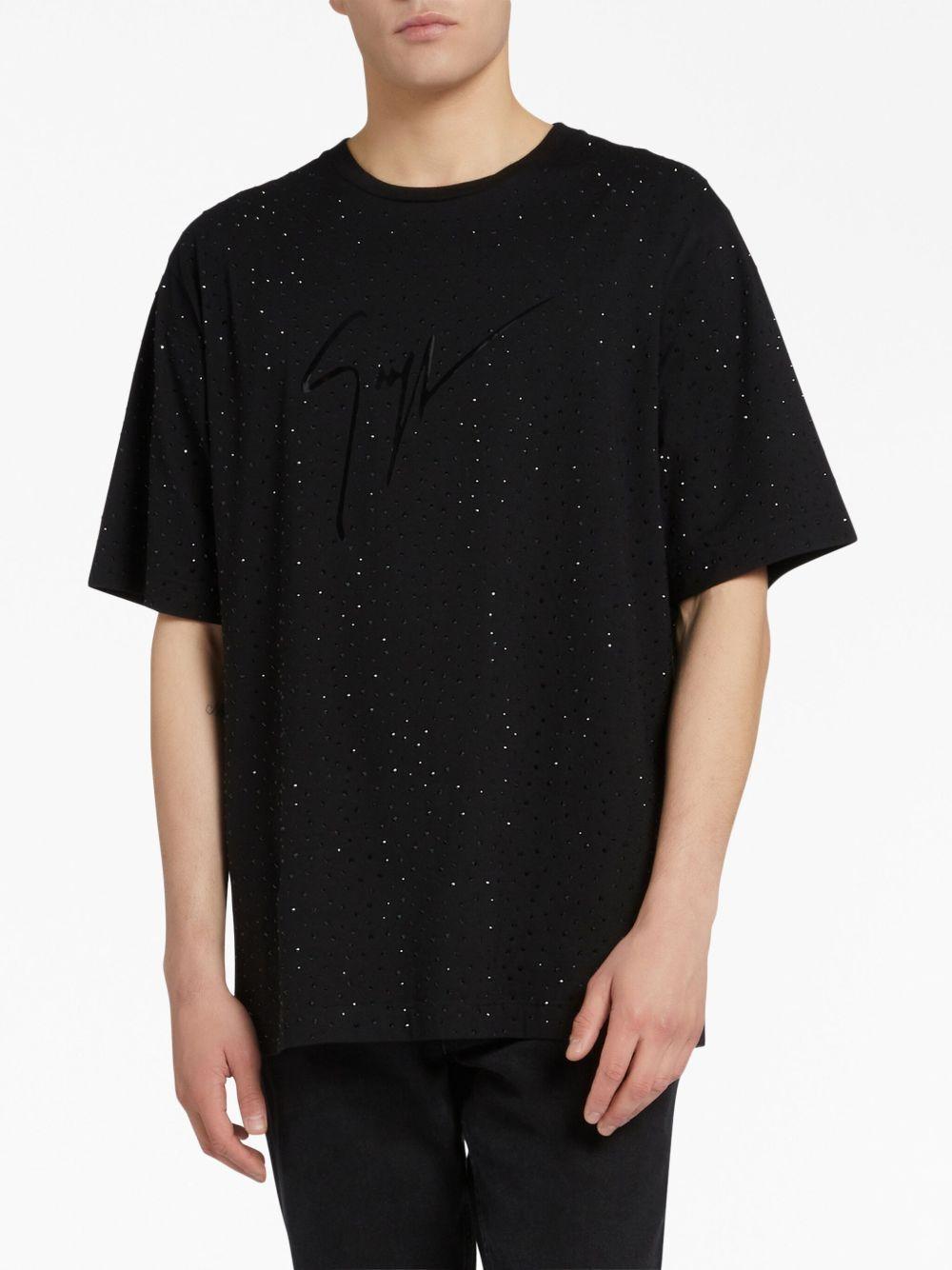 logo-print cotton T-shirt Product Image