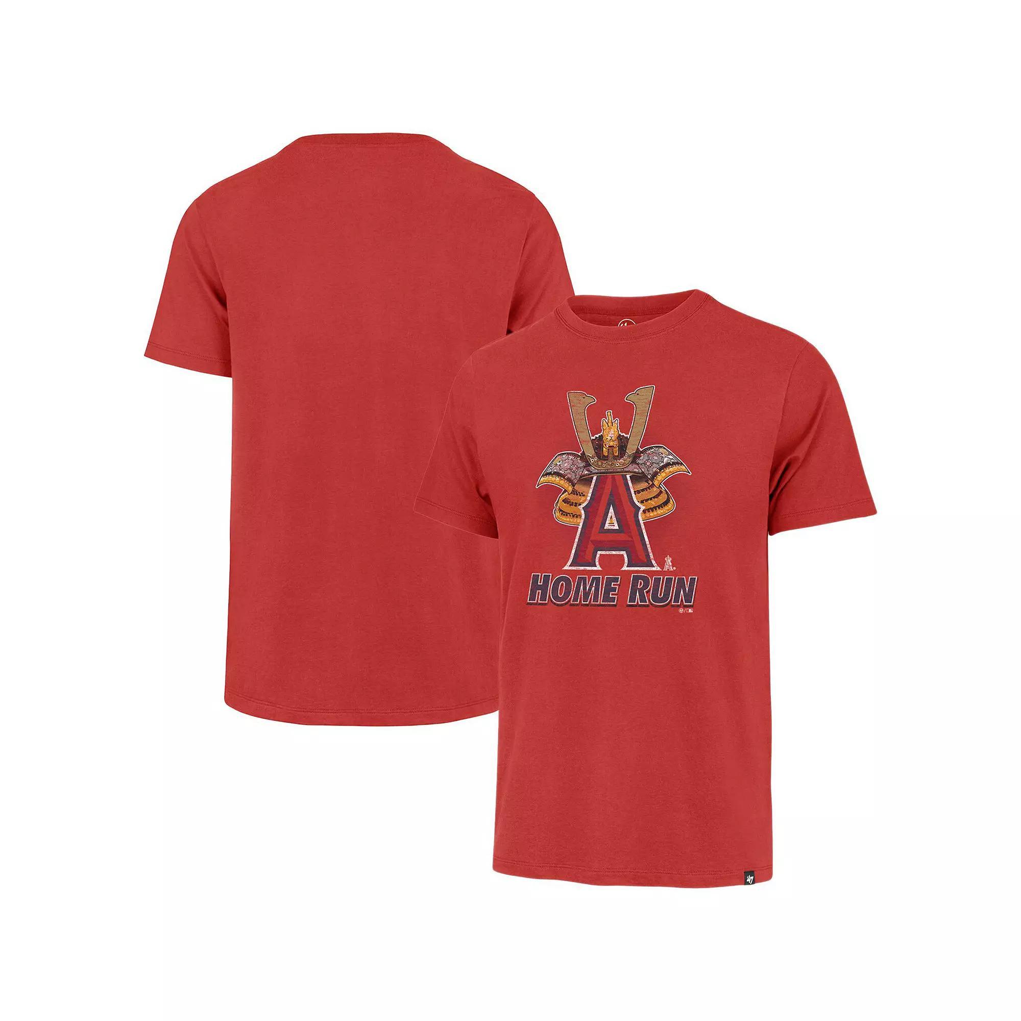 Men's '47 Red Los Angeles Angels HR Celebration T-Shirt,  Product Image