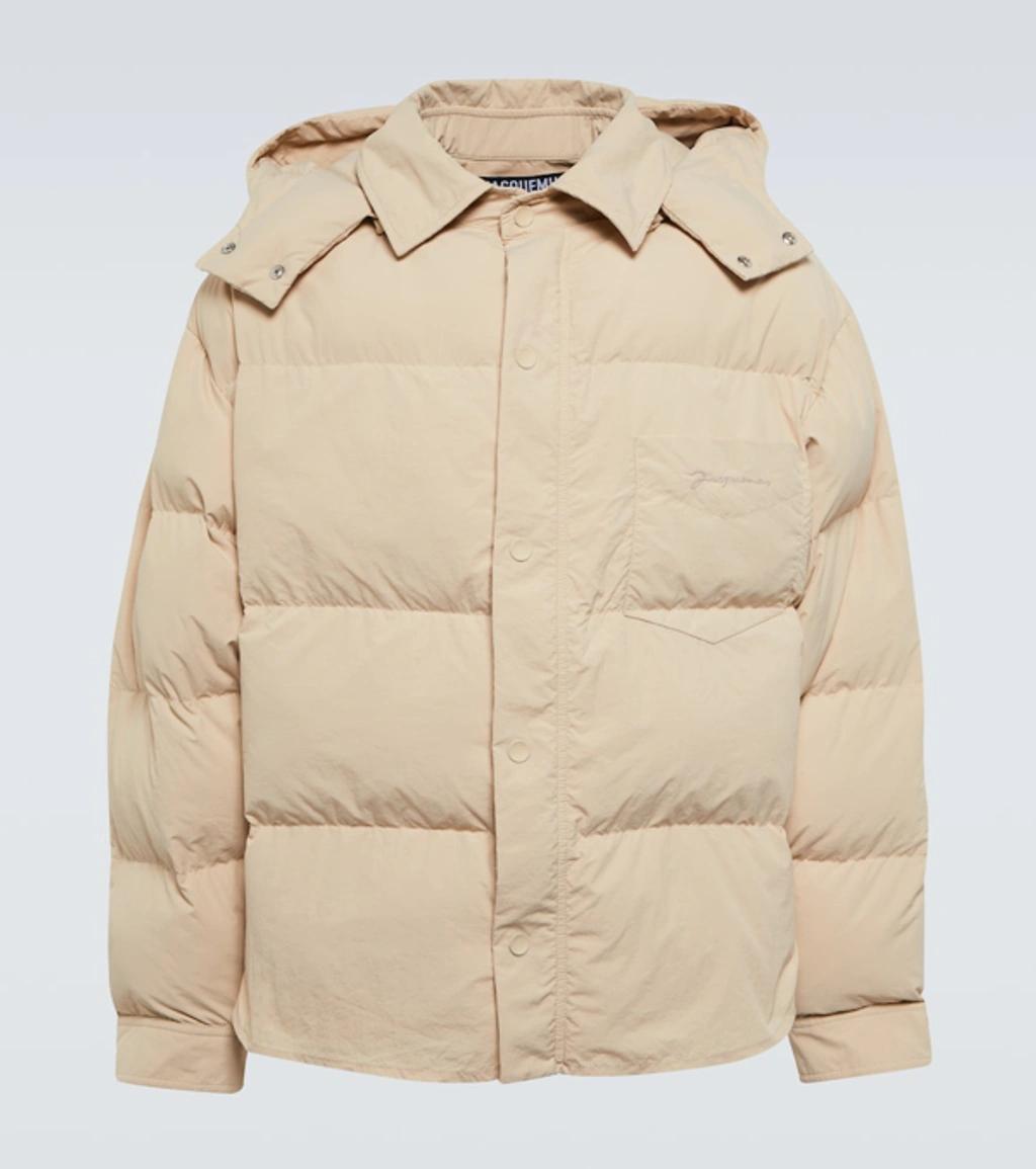 JACQUEMUS Doudoune Padded Shirt Jacket In Neutrals Product Image