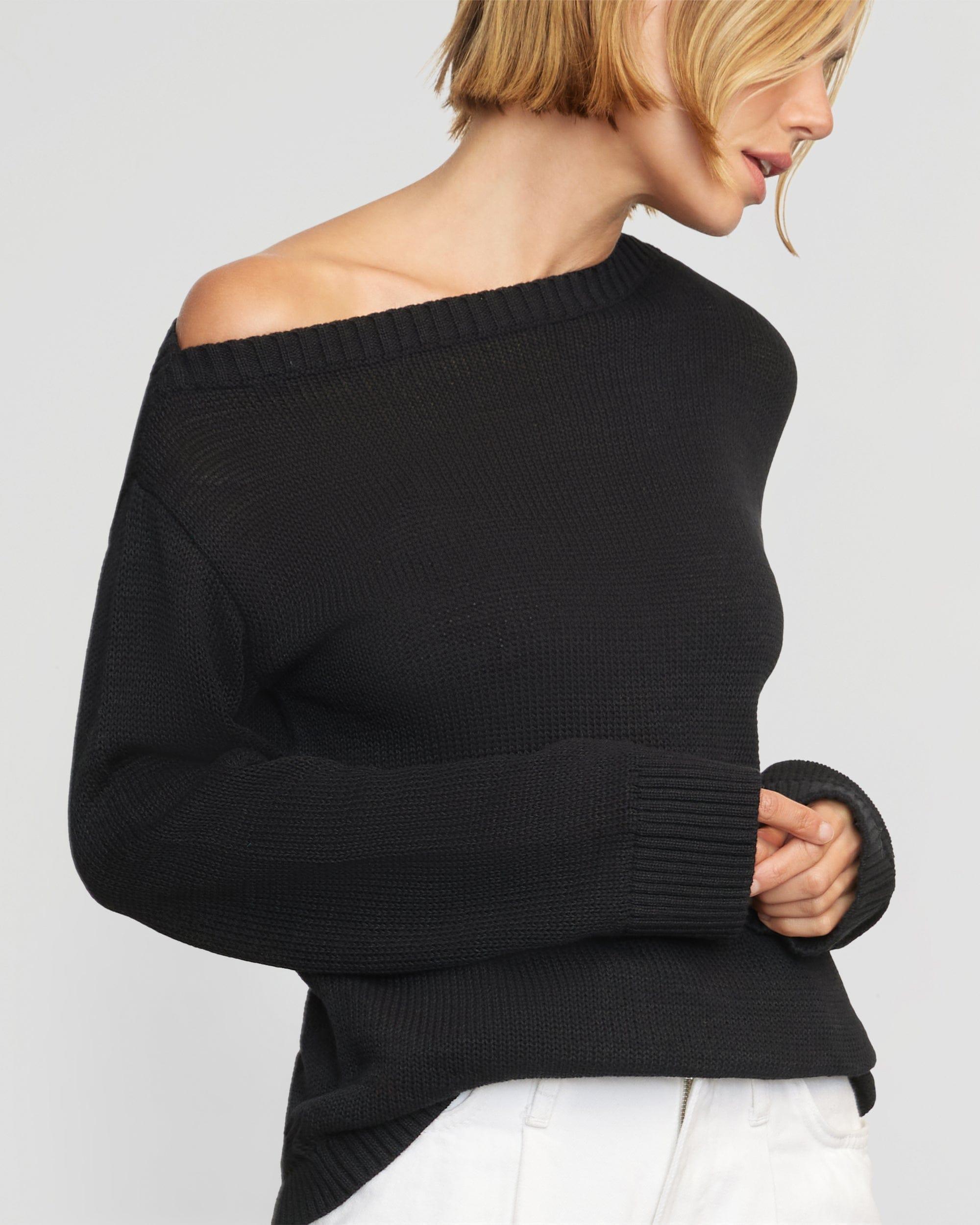 Issa Lightweight Off-Shoulder Sweater Product Image