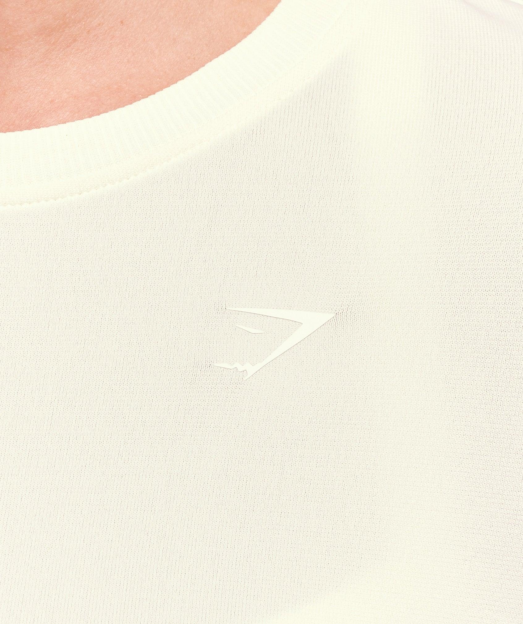 Gymshark Everyday Seamless Long Sleeve Top - Soft White Female Product Image