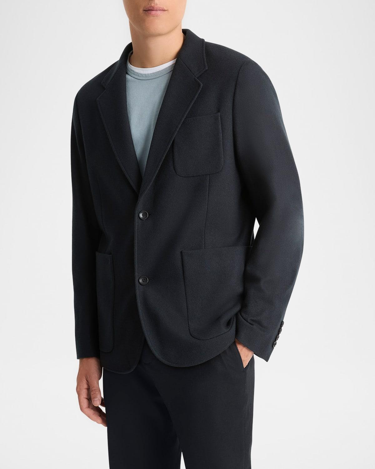 Mens Wool Single-Breasted Blazer Product Image