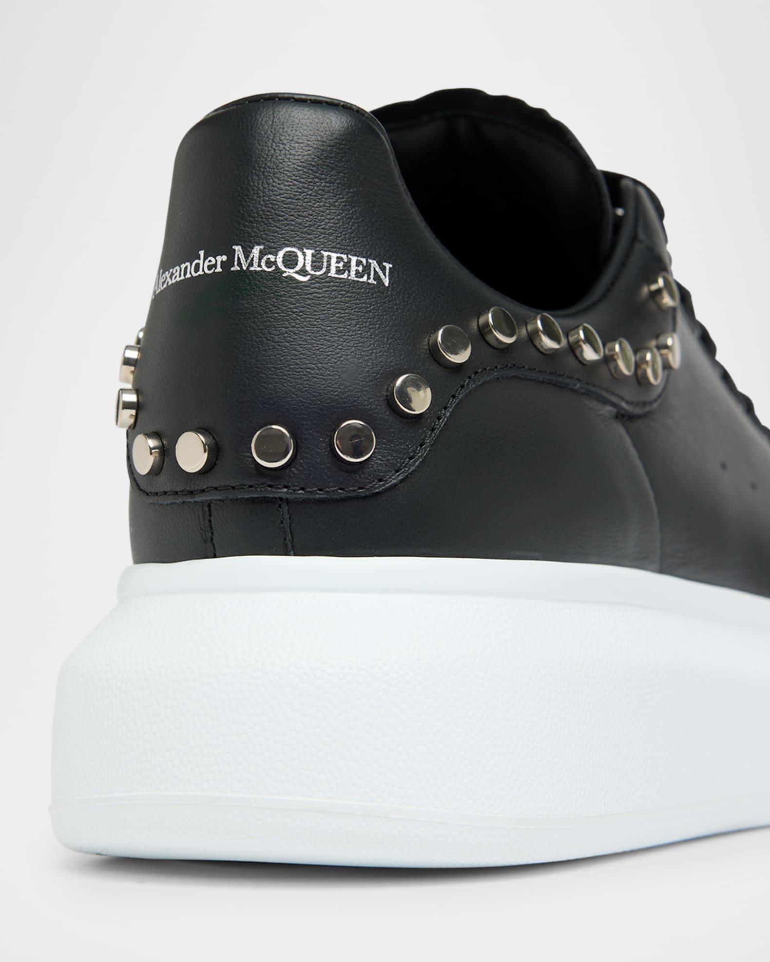 Men's Oversized Studded Leather Low-Top Sneakers Product Image