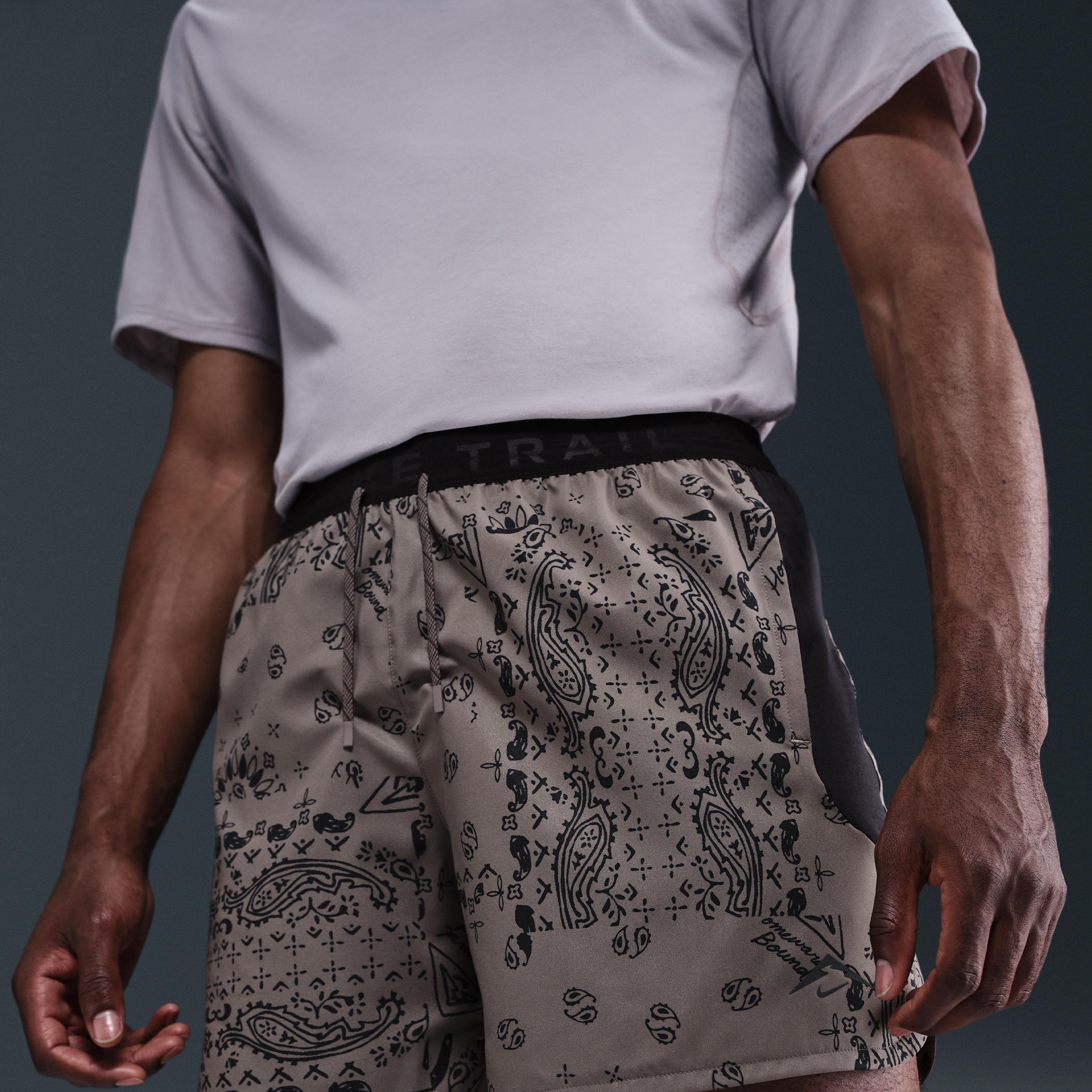 Nike Mens Trail Dri-FIT 6 Brief-Lined Running Shorts | HJ4174-289 Product Image