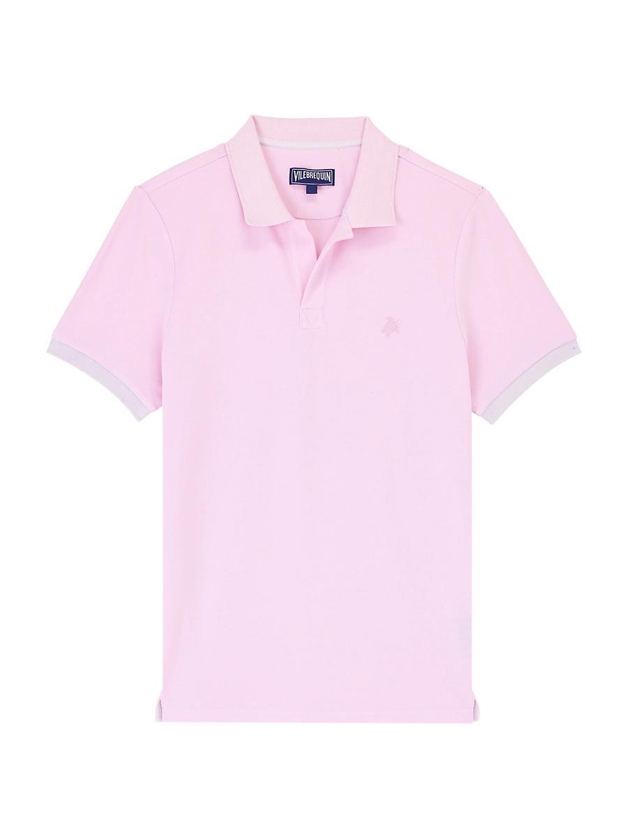 Mens Cotton Polo Shirt Product Image