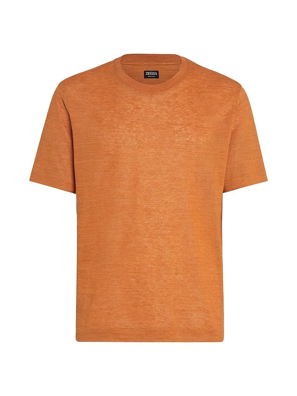 Mens Linen T-Shirt Product Image