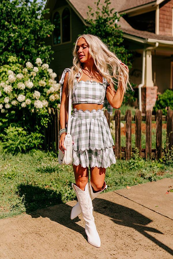 Only Good Karma Skirt In Pear Product Image