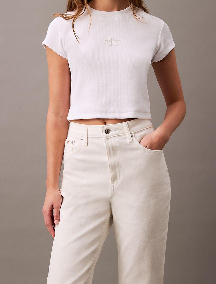 High Rise Straight Jeans Product Image