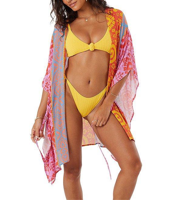 Roxy Tapestry Patchwork Wanderer Kimono Swim Cover-Up Product Image