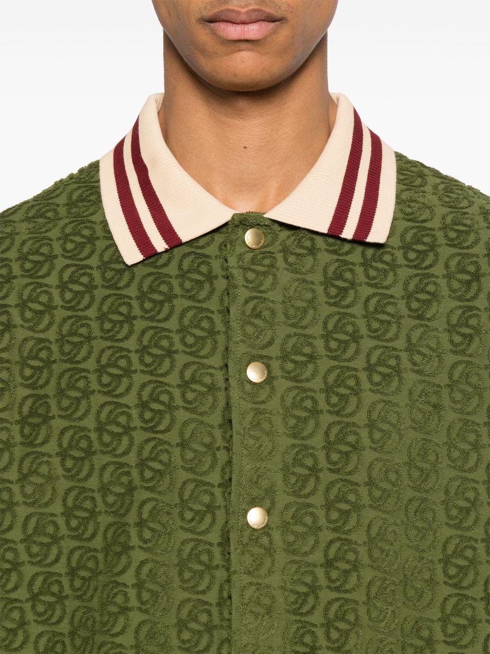 contrasting-collar shirt  Product Image