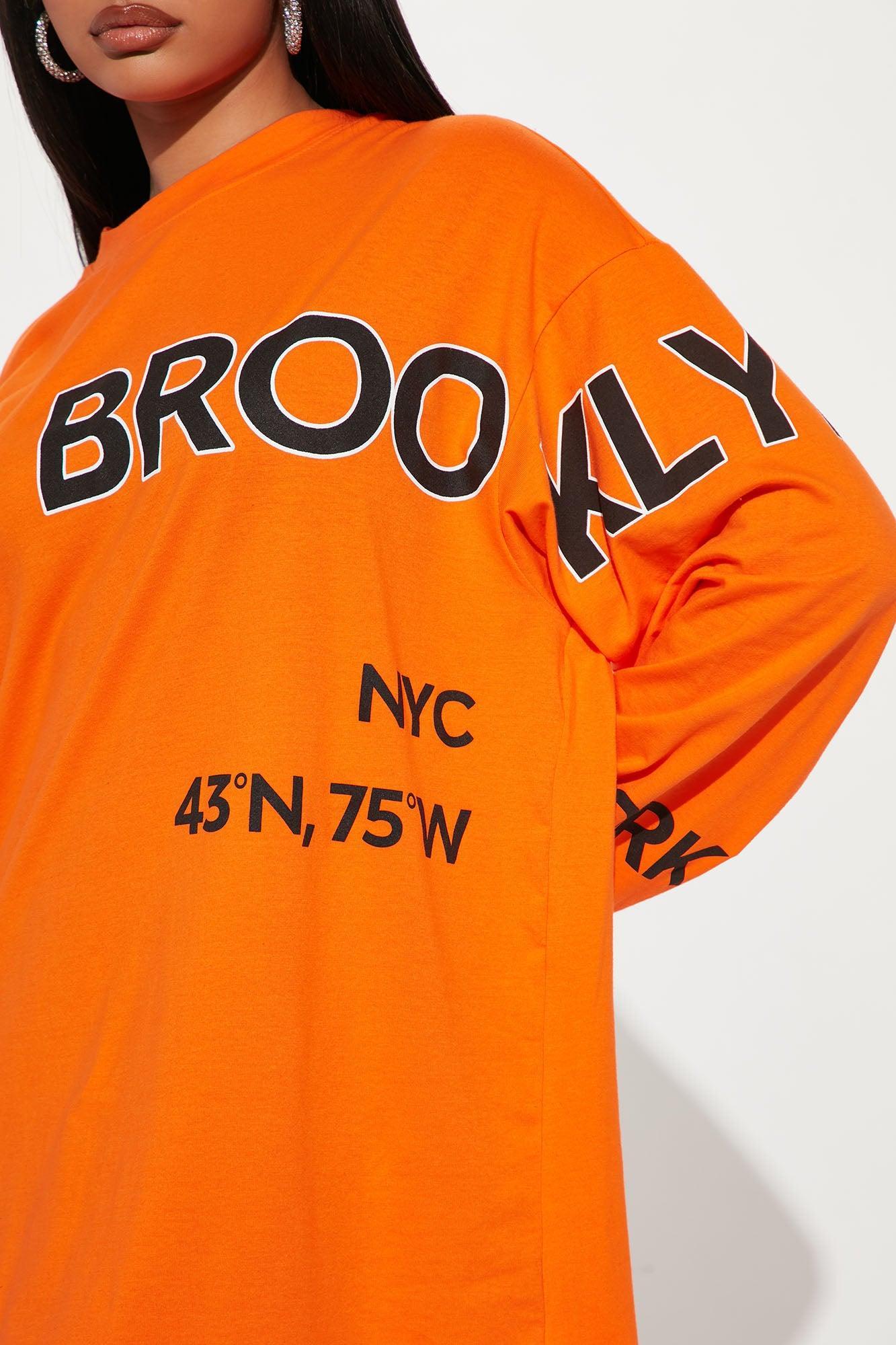 NYC Mini Dress - Orange Product Image