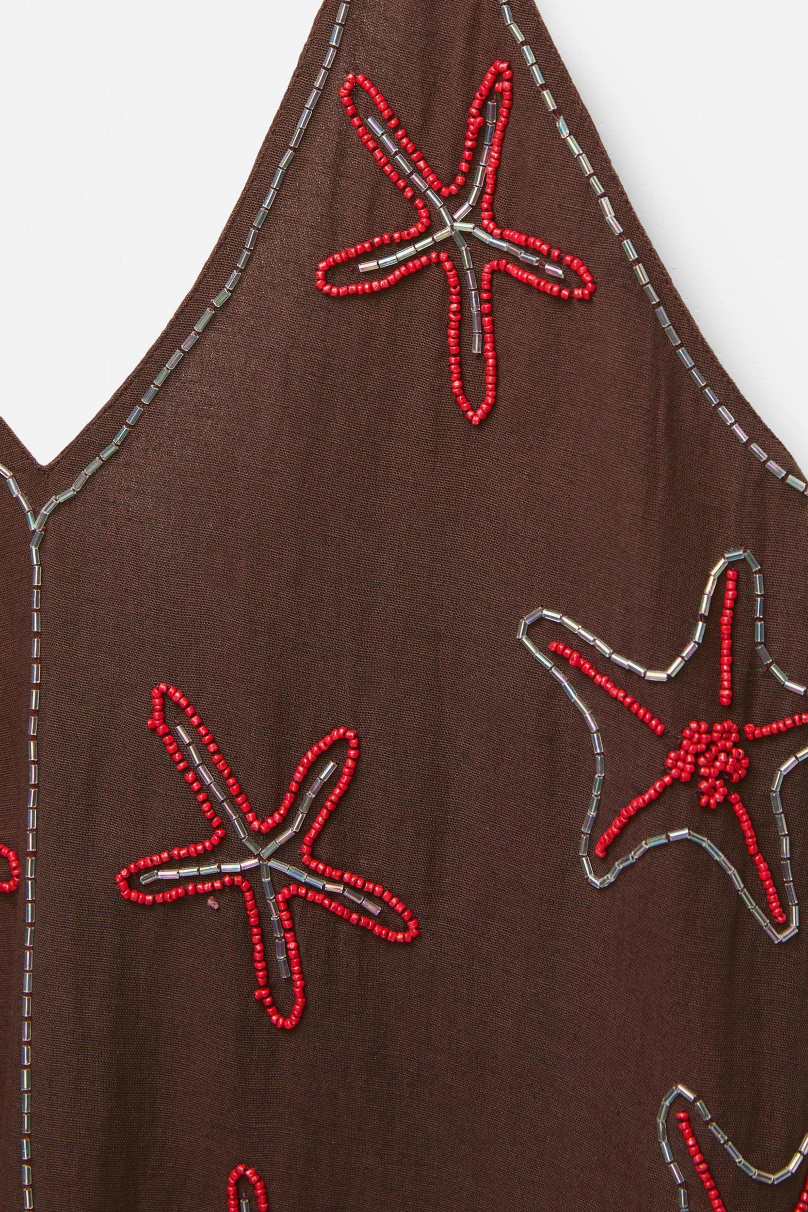 Beaded halter top Product Image