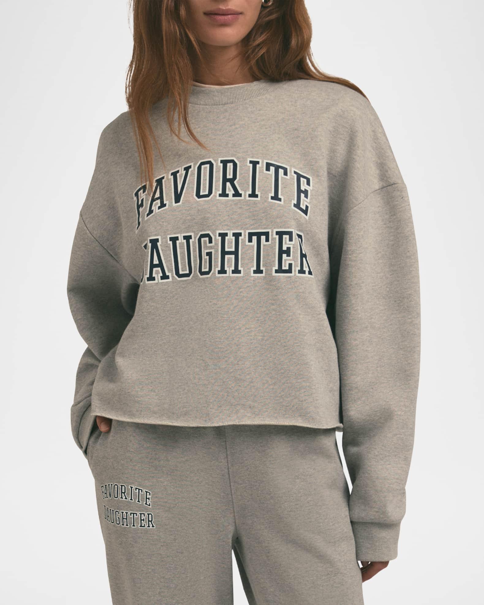 Cropped Collegiate Sweatshirt Product Image